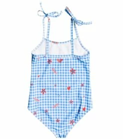 Roxy Girls' Vichy Paradise One Piece Swimsuit -TYR Sales 6628696719528 frenchbluelicias 2a