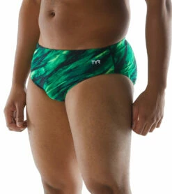 TYR Men's Vitric Racer Brief Swimsuit
