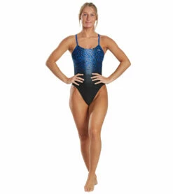 TYR Women's Odyssey Cutoutfit One Piece Swimsuit 10 TYR Women's Odyssey Cutoutfit One Piece Swimsuit -TYR Sales 6663787905192 blue 4a