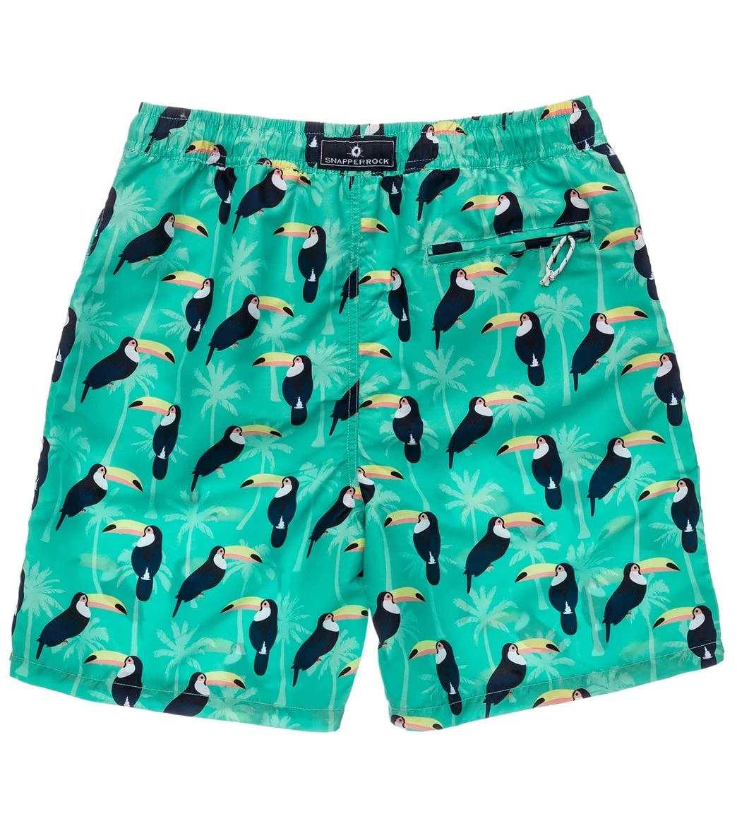 Men's Toucan Talk Swim Trunks 4 Men's Toucan Talk Swim Trunks - Image 2