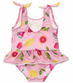 Girls' Fruit Fiesta One Piece Skirt Swimsuit (Baby, Toddler) -TYR Sales 6747574436008 pink 2a