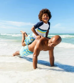 Boys' Lemon Slice Volley Swim Trunk (Toddler, Little Kid, Big Kid) -TYR Sales 6747574829224 blue 3a