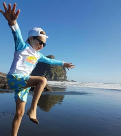 Boys' Lemon Slice Volley Swim Trunk (Toddler, Little Kid, Big Kid) -TYR Sales 6747574829224 blue 4a