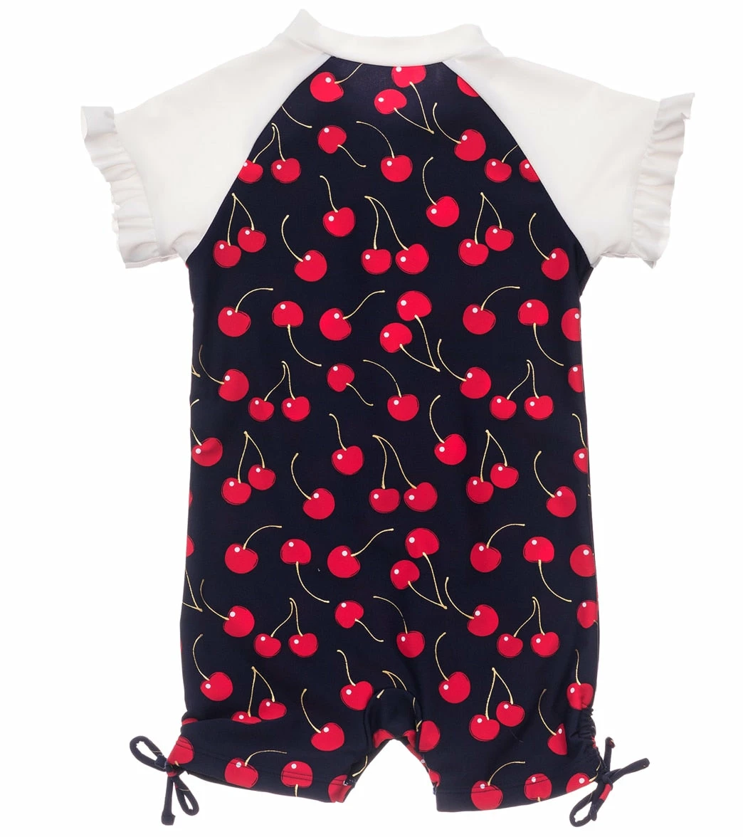 Girls' Ma Cheri Short Sleeve Ruffle Sunsuit (Baby, Toddler) 4 Girls' Ma Cheri Short Sleeve Ruffle Sunsuit (Baby, Toddler) - Image 2