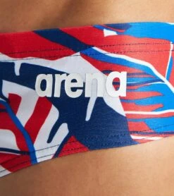 Arena Men's Tropicals Brief Swimsuit -TYR Sales 6813962731688 navyredmulti 5a