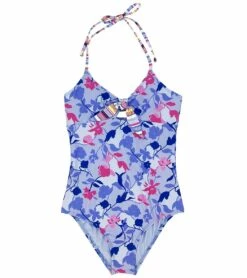 Splendid Girls' Floral Flurry One Piece Swimsuit (Big Kid)