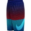 Nike Boys' Horizon Stripe Breaker 8" Volley Swim Trunk (Big Kid) -TYR Sales 6862249951400 lagoonpulse 1a