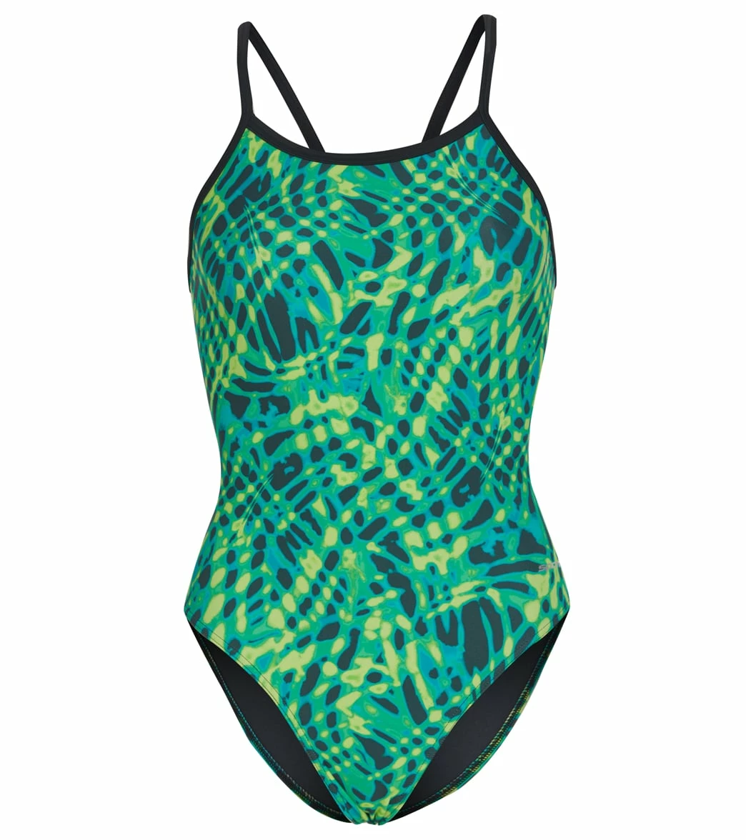 Serene Thin Strap One Piece Swimsuit Youth (22-28) 3 Serene Thin Strap One Piece Swimsuit Youth (22-28)