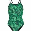 Cogent Thin Strap One Piece Swimsuit Youth (22-28) 1 Cogent Thin Strap One Piece Swimsuit Youth (22-28) -TYR Sales 6942387077288 green 1a