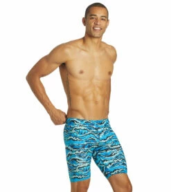 New Waves Jammer Swimsuit -TYR Sales 6942413357224 blue 3a