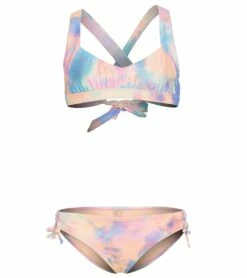 Girls' Beach Life Two Piece Bikini Set (Big Kid)
