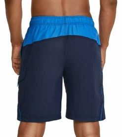 Speedo Active Men's 20'' Marina Sport Swim Trunks -TYR Sales 7008193937576 peacoatpalaceblue 3a
