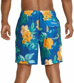 Speedo Men's 18" Printed Swim Trunks -TYR Sales 7008198885544 palaceblue 3a