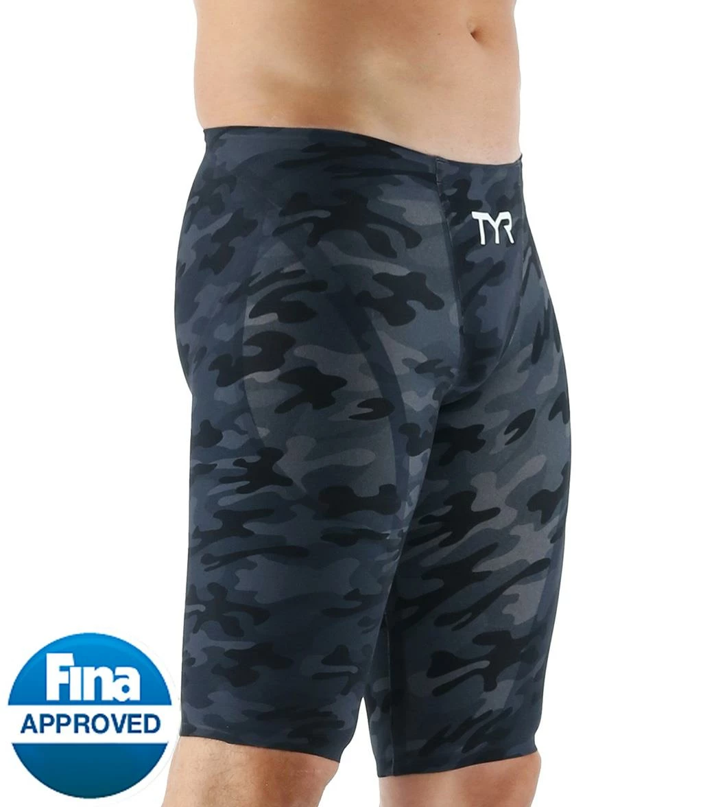 TYR Men's Venzo Camo Highwaist Jammer Tech Suit Swimsuit 4 TYR Men's Venzo Camo Highwaist Jammer Tech Suit Swimsuit - Image 2