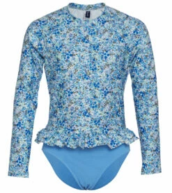 Girls' Flora Long Sleeve Rashguard Set (Big Kid)