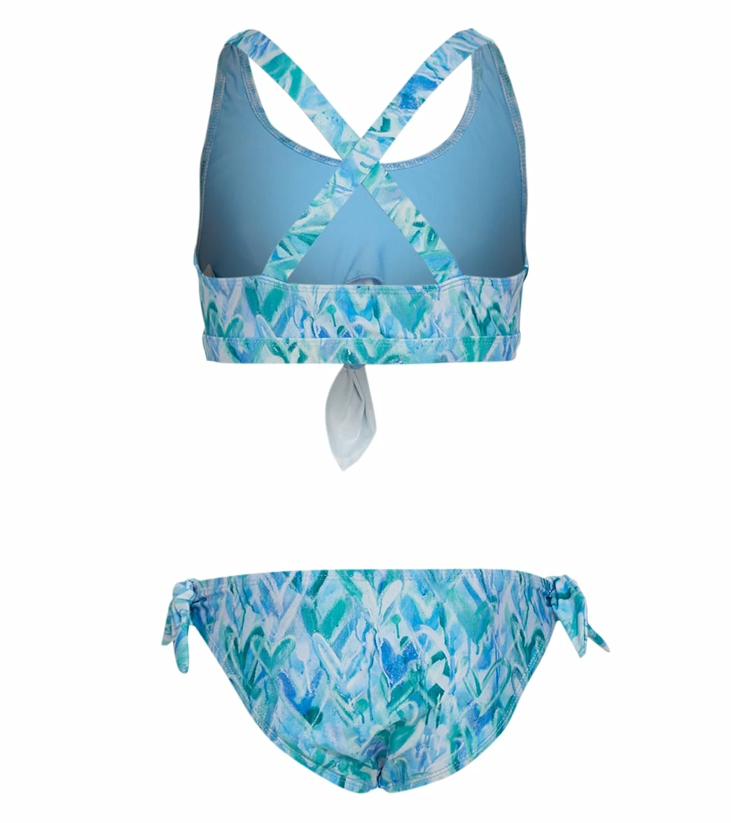 Girls' Graffiti Heart Bralette Two Piece Set (Big Kid) 4 Girls' Graffiti Heart Bralette Two Piece Set (Big Kid) - Image 2