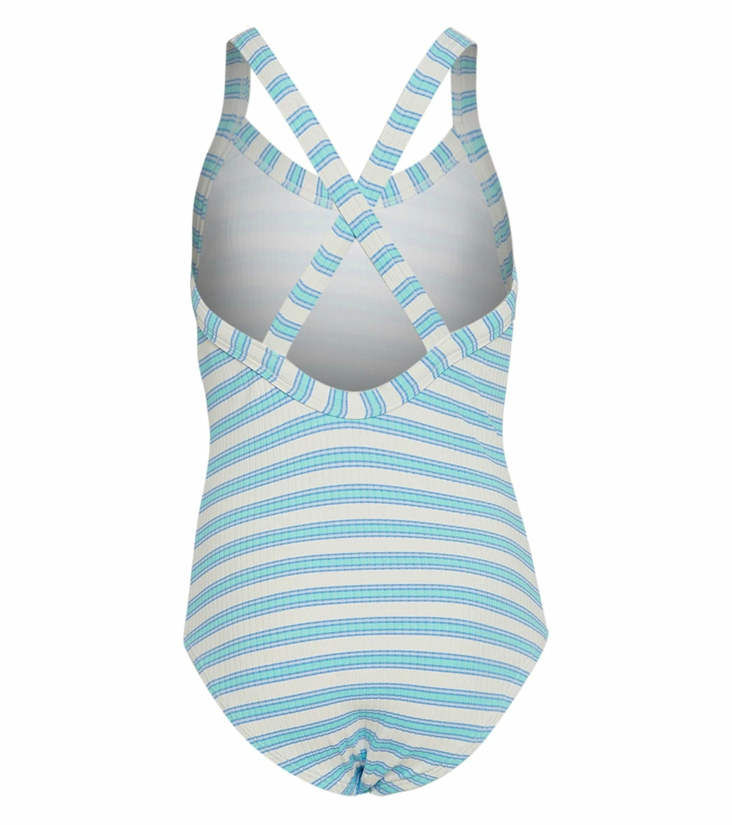 Girls' Horizon Line One Piece Swimsuit (Big Kid) 4 Girls' Horizon Line One Piece Swimsuit (Big Kid) - Image 2