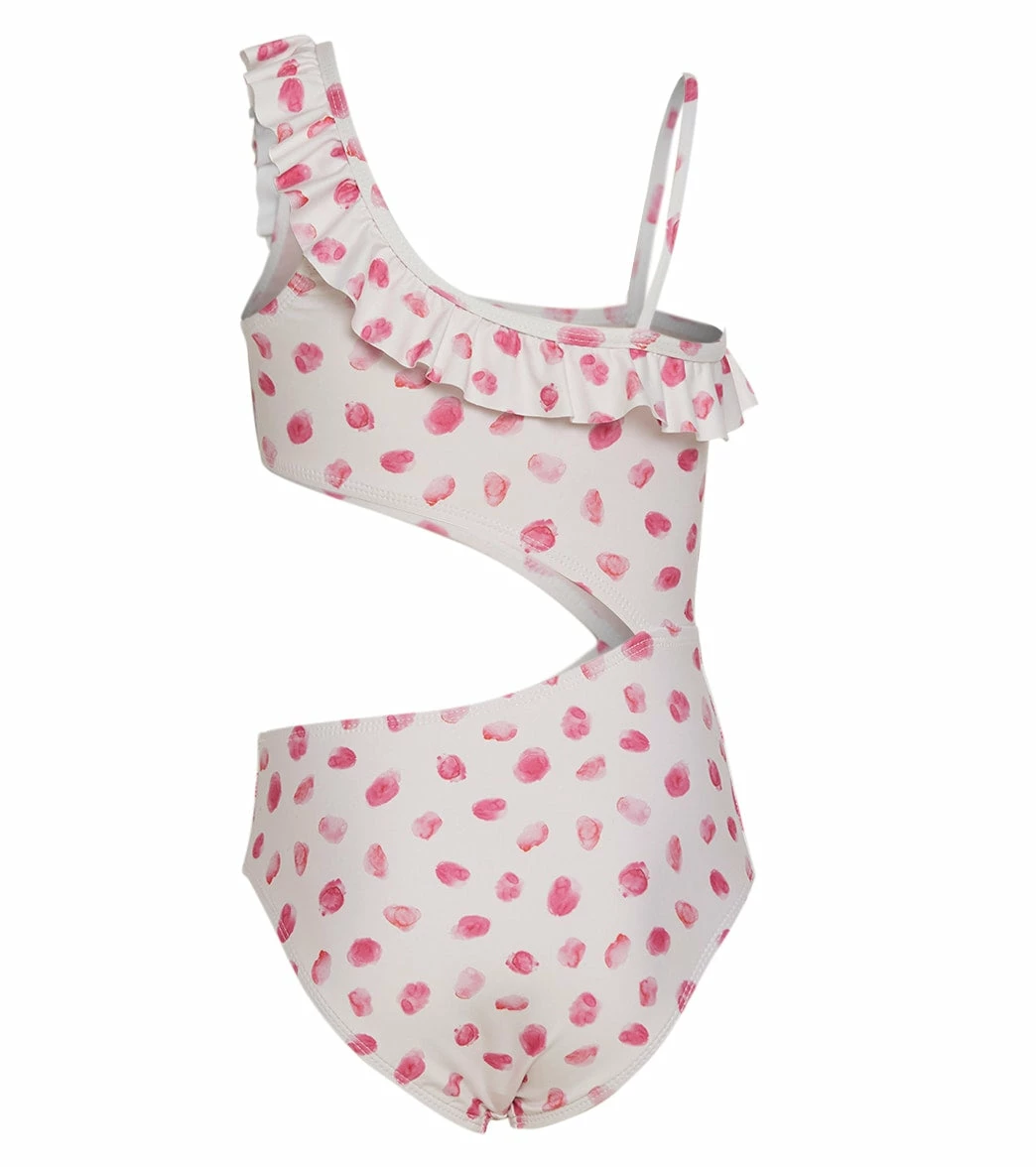 Girls' Wild One Ruffle One Piece Swimsuit (Big Kid) 4 Girls' Wild One Ruffle One Piece Swimsuit (Big Kid) - Image 2