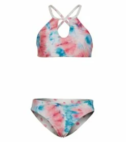 Girls' Twist Of Fate High Neck Two Piece Set (Big Kid)