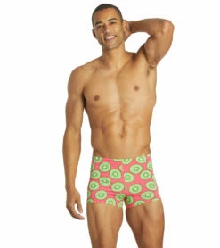 HydroLast Love Kiwi Square Leg Swimsuit -TYR Sales 7074759966888 berry 2a