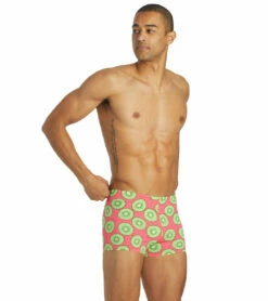 HydroLast Love Kiwi Square Leg Swimsuit -TYR Sales 7074759966888 berry 4a