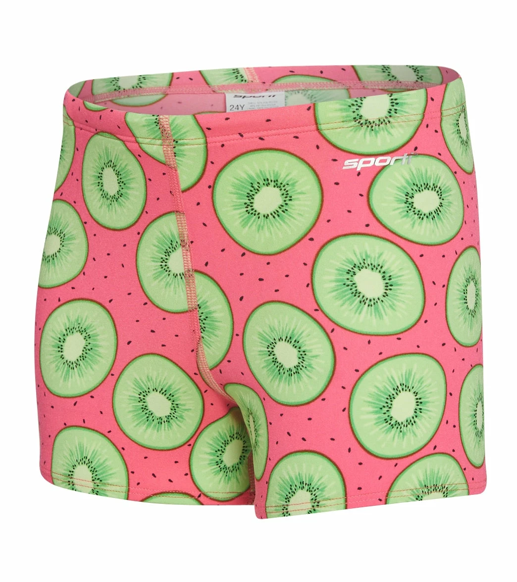 HydroLast Love Kiwi Square Leg Swimsuit Youth (22-28) 3 HydroLast Love Kiwi Square Leg Swimsuit Youth (22-28)