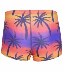 Sunset Palm Square Leg Swimsuit Youth (22-28) -TYR Sales 7074817474728 multi 3a