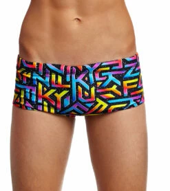 Funky Trunks Boys' Brand Galaxy Classic Trunk Square Leg Swimsuit