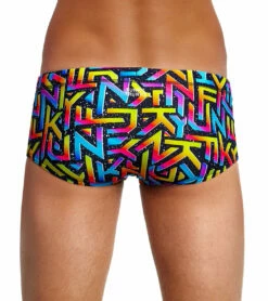 Funky Trunks Boys' Brand Galaxy Classic Trunk Square Leg Swimsuit -TYR Sales 7105453195432 brandgalaxy 3a