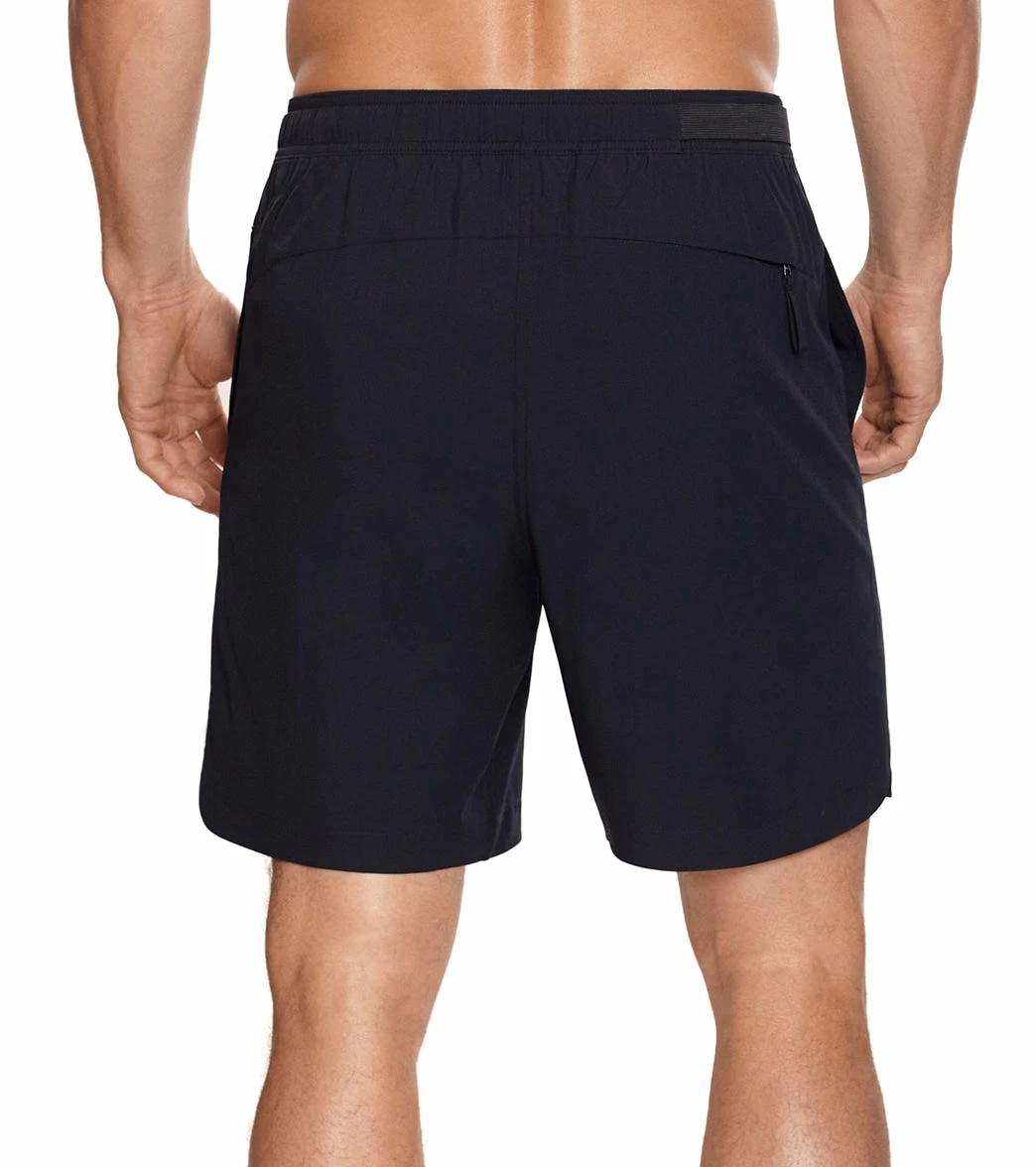 Reebok Men's Solid Black 8" Swim Short 5 Reebok Men's Solid Black 8" Swim Short - Image 3
