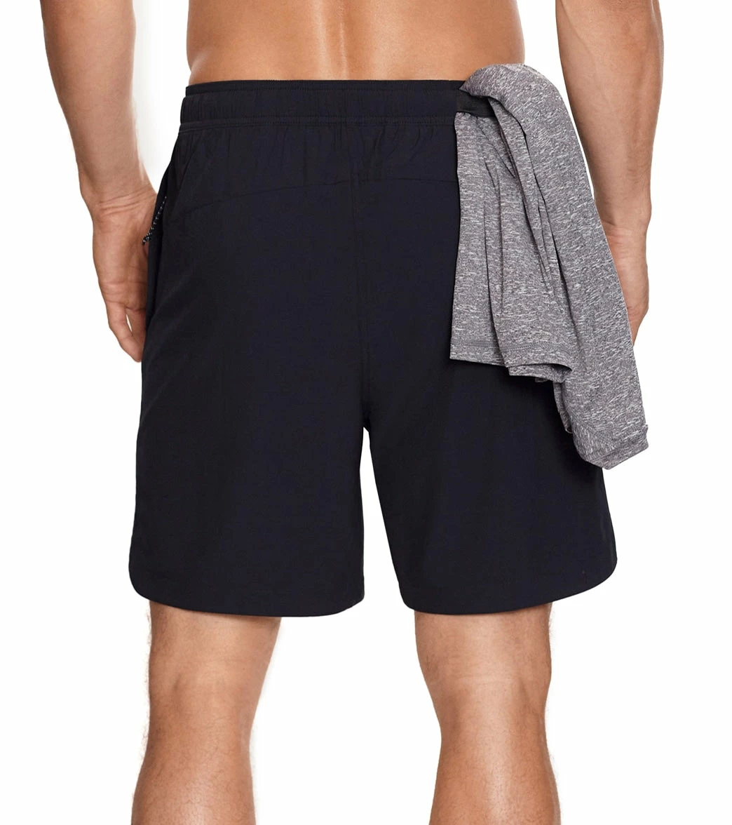 Reebok Men's Solid Black 8" Swim Short 6 Reebok Men's Solid Black 8" Swim Short - Image 4