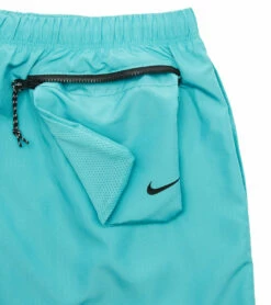 Nike Men's Split Packable 20" Swim Trunks 10 Nike Men's Split Packable 20" Swim Trunks -TYR Sales 7192597627048 washedteal 4a