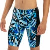 Men's XtraSleek Eco Tectonic Spliced Jammer Swimsuit -TYR Sales 7204082876584 tectonicblue 1a