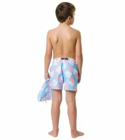 Boys' Turtle Tide Volley Board Short (Toddler, Little Kid, Big Kid) -TYR Sales 7217022992552 blue 6a