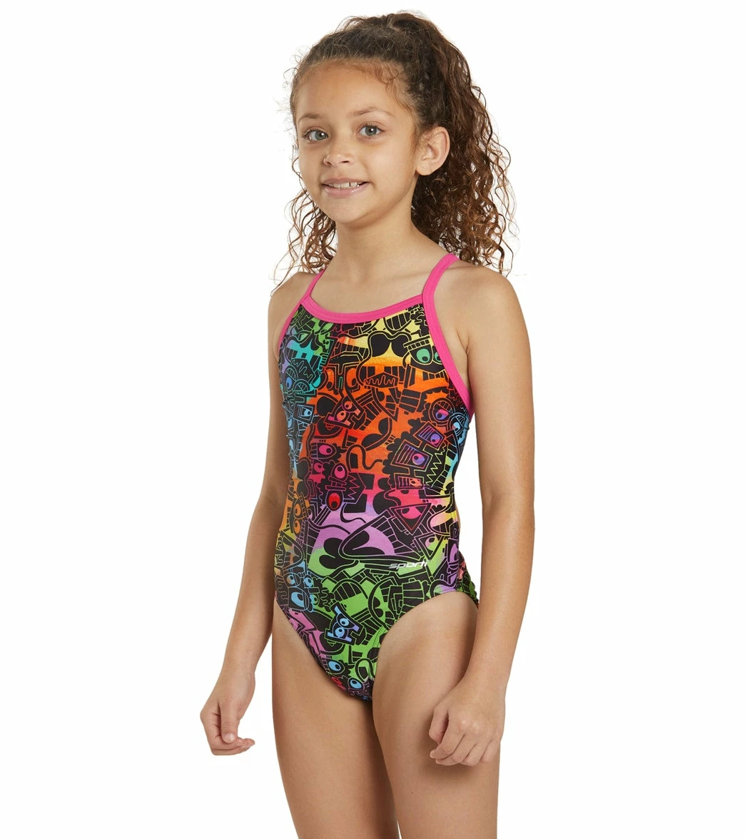 Sporti X Tyler Wallach Limited Edition Rainbow Rave Thin Strap One Piece Swimsuit Youth (22-28) 6 Sporti X Tyler Wallach Limited Edition Rainbow Rave Thin Strap One Piece Swimsuit Youth (22-28) - Image 4