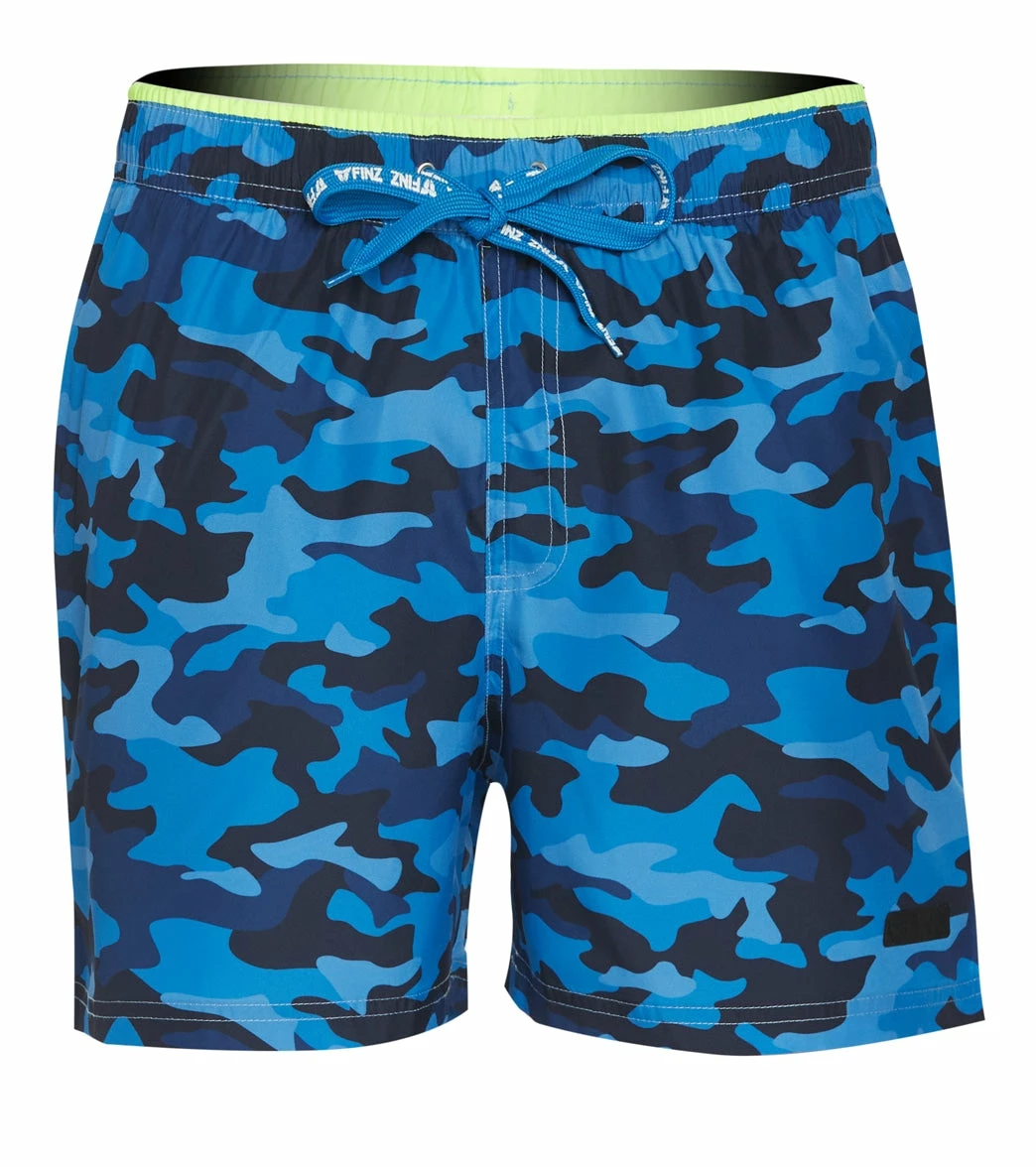 Men's Camo Print Swim Trunks 3 Men's Camo Print Swim Trunks