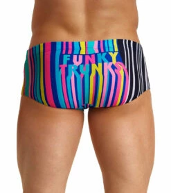 Funky Trunks Men's Zorse Code Sidewinder Trunk Square Leg Swimsuit -TYR Sales 7244881330344 zorsecode 2a