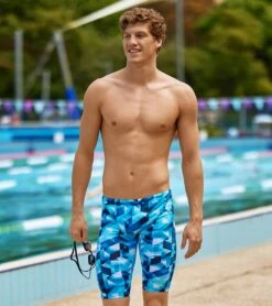 Funky Trunks Men's Hidden Depths Training Jammer Swimsuit -TYR Sales 7244882575528 hiddendepths 7a