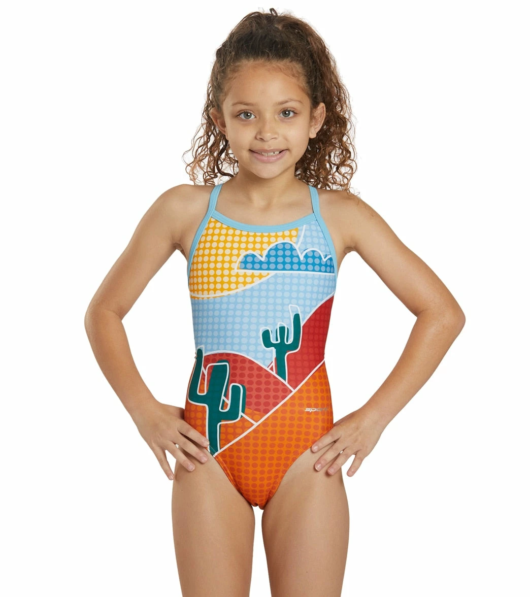 Sporti X ALILscribble Limited Edition Polka Dot Desert Thin Strap One Piece Swimsuit Youth (22-28) 3 Sporti X ALILscribble Limited Edition Polka Dot Desert Thin Strap One Piece Swimsuit Youth (22-28)