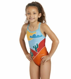 Sporti X ALILscribble Limited Edition Polka Dot Desert Thin Strap One Piece Swimsuit Youth (22-28) 9 Sporti X ALILscribble Limited Edition Polka Dot Desert Thin Strap One Piece Swimsuit Youth (22-28) -TYR Sales 7326811750568 multi 4a