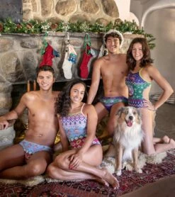 Granny Sweater Gingerbread Mermaid Brief Swimsuit -TYR Sales 7362714140840 multi 3a