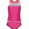 Speedo Girls' Solid Horizontal Splice Tankini Set (Big Kid) -TYR Sales 7385623199912 roseviolet 1a