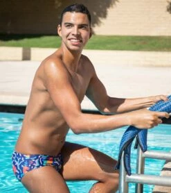 Sporti X Damian Orellana Limited Edition Laguna Brief Swimsuit -TYR Sales 7390744838312 multi 3a