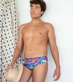 Sporti X Damian Orellana Limited Edition Laguna Brief Swimsuit -TYR Sales 7390744838312 multi 4a
