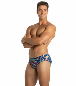 Sporti X Damian Orellana Limited Edition Laguna Brief Swimsuit -TYR Sales 7390744838312 multi 5a
