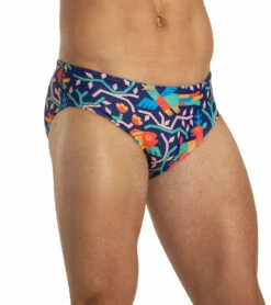 Sporti X Damian Orellana Limited Edition Laguna Brief Swimsuit -TYR Sales 7390744838312 multi 7a