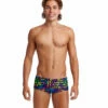 Funky Trunks Men's Love Funky Sidewinder Square Leg Swimsuit -TYR Sales 7394937372840 lovefunky 1a