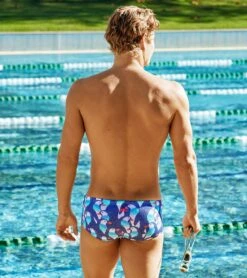 Funky Trunks Men's Pengoo Parade Sidewinder Square Leg Swimsuit -TYR Sales 7394937634984 pengooparade 6a