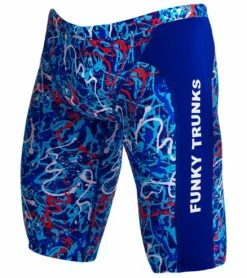 Funky Trunks Men's Mr Squiggle Jammer Swimsuit -TYR Sales 7394939207848 mrsquiggle 5a