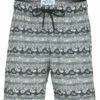 Men's Batik Floral Swim Trunks 1 Men's Batik Floral Swim Trunks -TYR Sales 7403409309864 black 1a